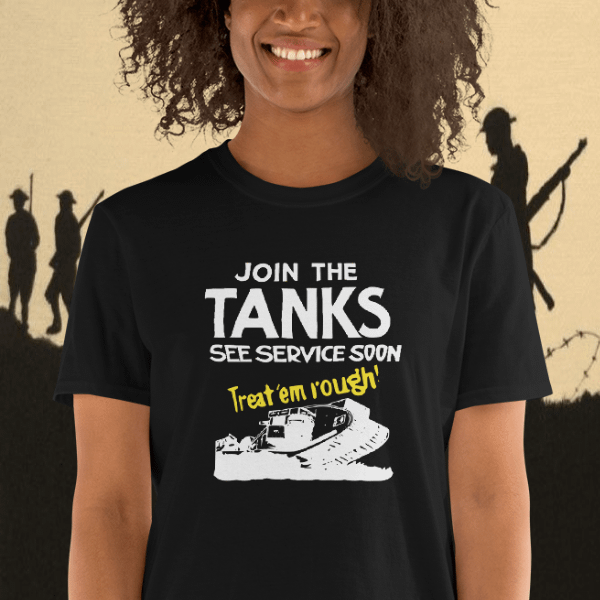 Girl with a Join Tank Service Soon TShirt by Mrugacz.