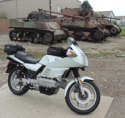 BMW K100 and American Tanks for the Super Hero or Action Figure travel.