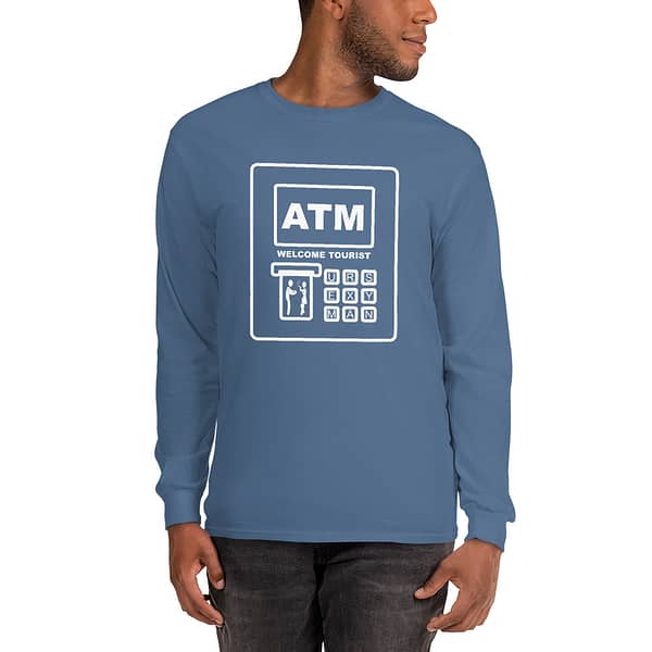 ATM in Thailand graphic on tshirt.