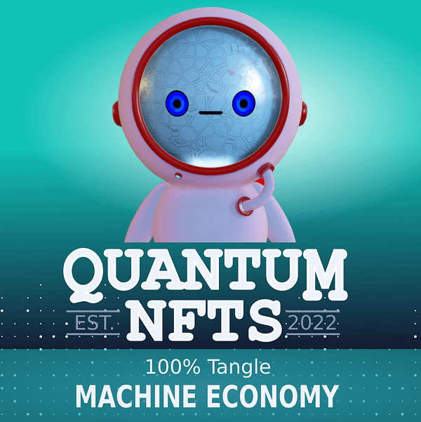 Spaceman with blue eyes for Quantum NFTs IOTA Soonaverse.